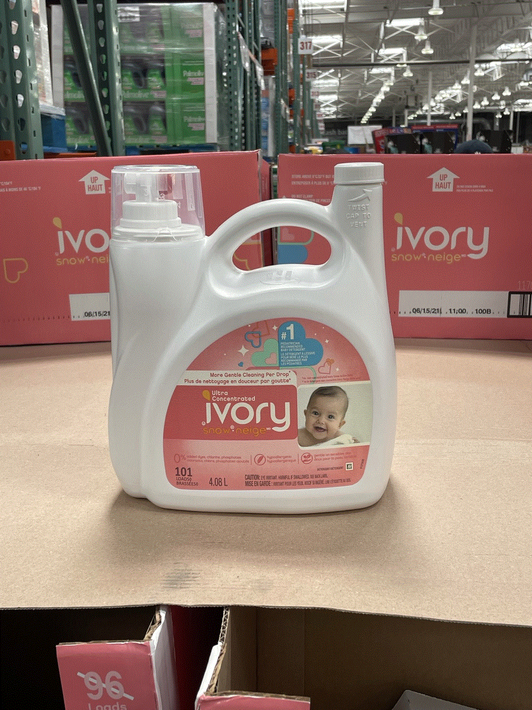 ivory儿童洗衣液4.08L/桶